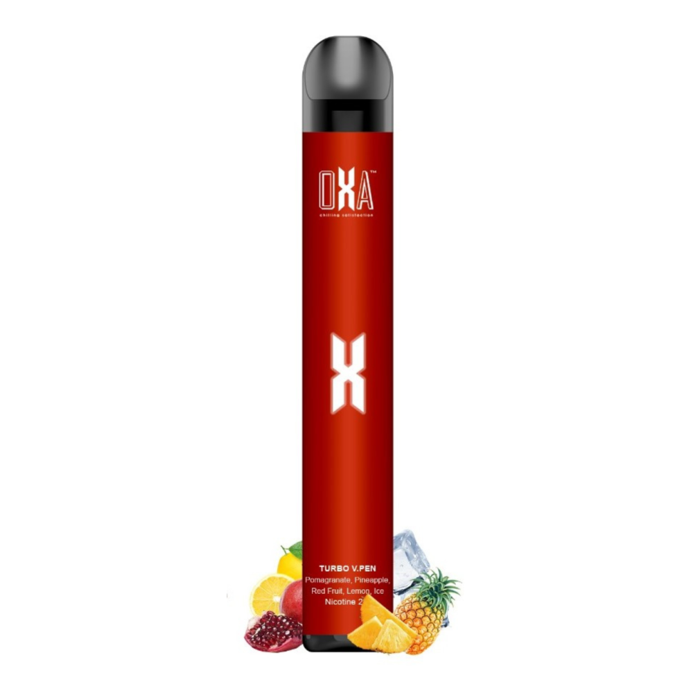 OXA TURBO PLUS VAPE PEN Pomegranate, Pinapple, Red fruits, Lemon Ice