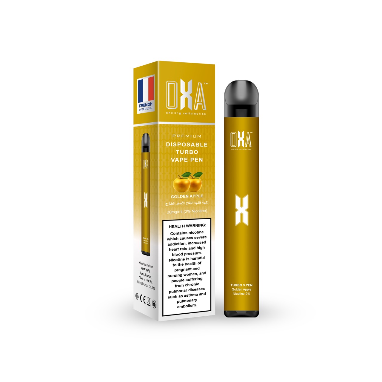 OXA TURBO PLUS VAPE PEN Golden Apple
