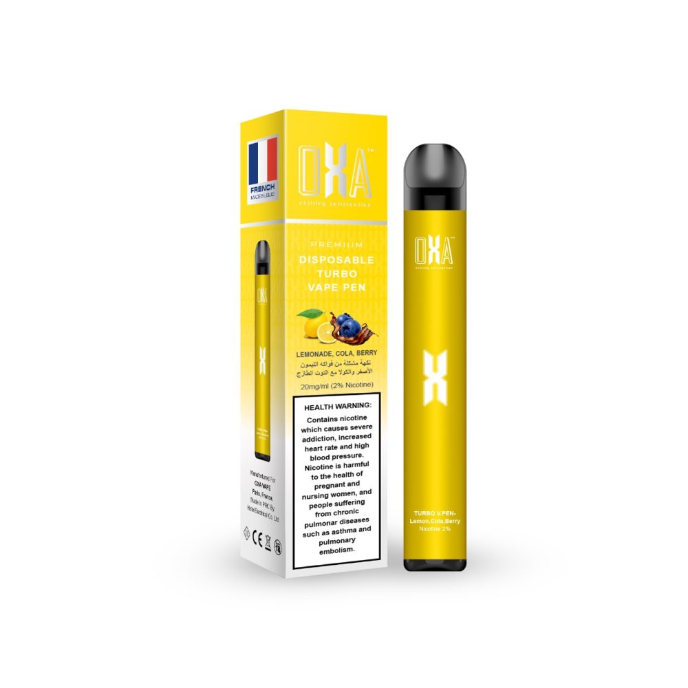 OXA TURBO PLUS VAPE PEN Limonade, Cola, Berry